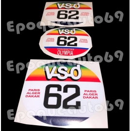 Autocollants stickers Dakar VSD Olympia