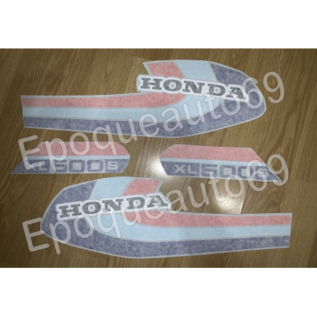 Autocollants Stickers HONDA 500 XLS année 1979