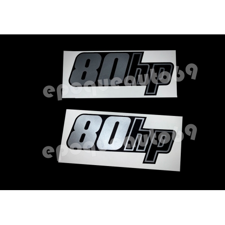 Autocollants 80 hp Peugeot 104 Zs