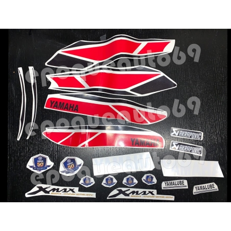 EIF Autocollant D'Insigne Paire D'Autocollants D'Emblème De Moto  Autocollants Tridimensionnels Pour Xmax Xmax 125 250 400 - Cdiscount Auto