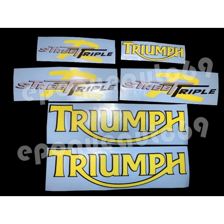 Autocollants Stickers triumph 675 street triple r