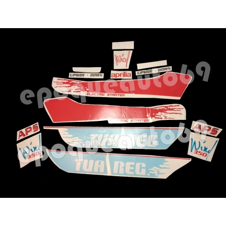 Autocollants - Stickers Aprilia TUAREG wind 350 année 1989