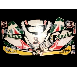 Autocollants stickers RS 50 MAX BIAGGI ALITALIA 