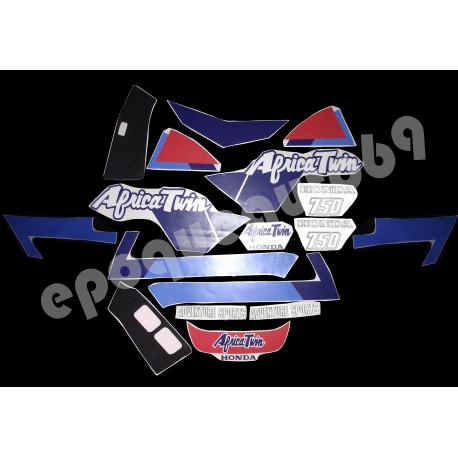 Autocollants stickers Africa twin xrv 750 rd 04