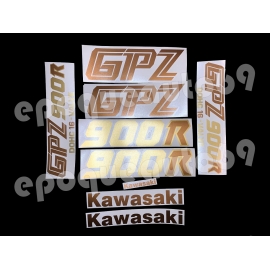 Autocollants stickers Kawasaki GPZ900R A5