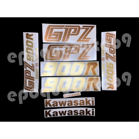 Autocollants stickers Kawasaki GPZ900R A5