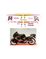 Autocollants stickers Cagiva FRECCIA C10 R année 1998 ( moto Noire )