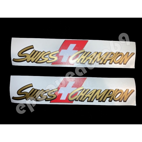 Autocollants stickers Renault clio williams SWISS CHAMPION 