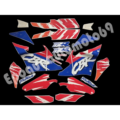 KIT AUTOCOLLANTS STICKERS HONDA CBR 900 RR FIREBLADE ANNEE 1992