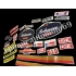 Autocollants stickers Africa twin 650 PARIS DAKAR ROTHMANS