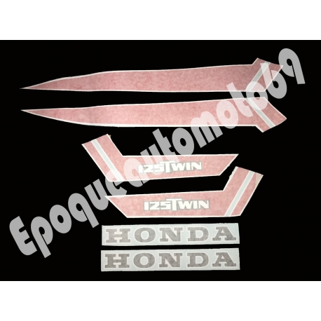 Autocollants Stickers HONDA CB 125 twin 1979