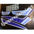 Kit autocollants Stickers HONDA CB 125 twin année 1979 (moto bleue)