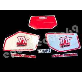 Autocollants stickers YAMAHA TT 350 année 1985 