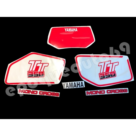 Autocollants stickers YAMAHA TT 350 année 1985 