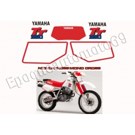 Autocollants Stickers YAMAHA TT 350 année 1987