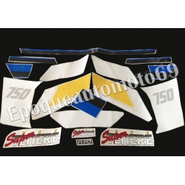 Autocollants - Stickers yamaha Xtz tenere 750 de 1989 