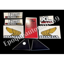 Autocollants Stickers HONDA 125 XL 6 speed