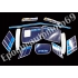 Autocollants - stickers suzuki DR 600 DAKAR année 1989