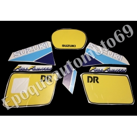 Autocollants - stickers suzuki DR 600 S année 1986