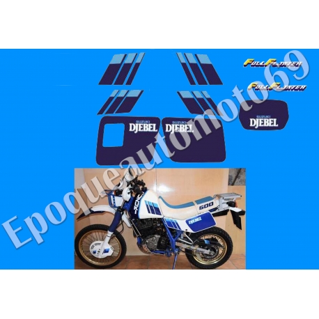 Autocollants - stickers suzuki Djebel 600 DR année 1989 