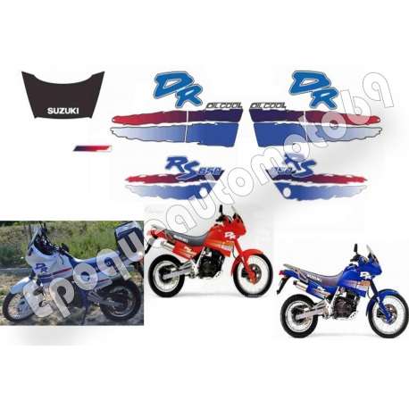 AUTOCOLLANTS STICKERS SUZUKI DR 650 1991 RS