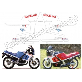 AUTOCOLLANTS STICKERS SUZUKI RG 250 GAMMA ANNÉE 1986