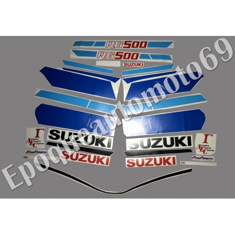 Autocollants - Stickers suzuki rg 500 gamma année 1986