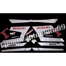 Autocollants - Stickers suzuki rg 500 gamma année 1988