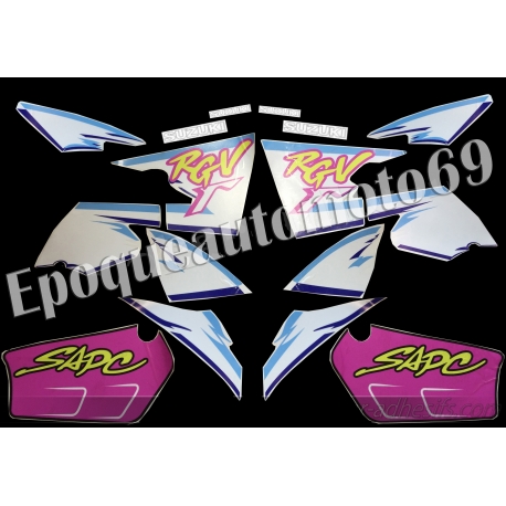 Autocollants - Stickers suzuki rgv 250 gamma année 1993 - EPOQUEAUTO69