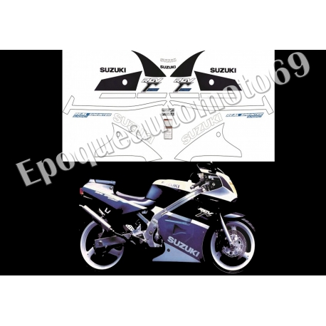 AUTOCOLLANTS STICKERS SUZUKI RG 250 GAMMA ANNÉE 1985