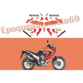 AUTOCOLLANTS -STICKERS HONDA TRANSALP XLV 700 REPSOL