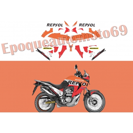 AUTOCOLLANTS -STICKERS HONDA TRANSALP XLV 700 REPSOL