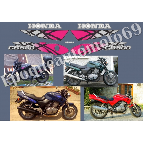 Autocollants Stickers HONDA CB 500 année 1993 à 1996