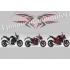 AUTOCOLLANTS STICKERS HONDA CB 1000R année 2015 à 2017