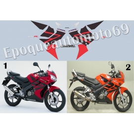 AUTOCOLLANTS STICKERS HONDA CBR 125 R ANNÉE 2004