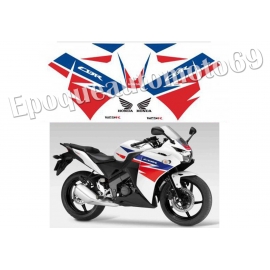 AUTOCOLLANTS STICKERS HONDA CBR 125 R ANNÉE 2013