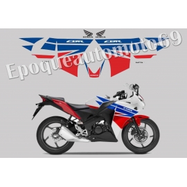 AUTOCOLLANTS STICKERS HONDA CBR 125 R ANNÉE 2015