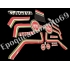 Autocollants stickers Cagiva tamanaco 125 lucky explorer