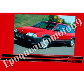 Autocollants stickers Citroen AX GTI