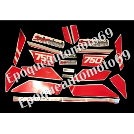 Autocollants Stickers yamaha super tenere xtz 750 de 1989