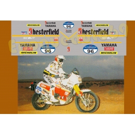 Autocollants - Stickers yamaha super tenere 750 chesterfield