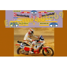 Autocollants - Stickers yamaha super tenere 750 chesterfield 1990