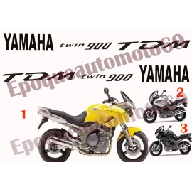 Autocollants - stickers Yamaha TDM TWIN 900 année 2002