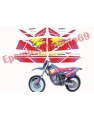Autocollants Stickers YAMAHA TTE 600 année 1996