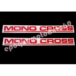 2 autocollants stickers MONOCROSS 