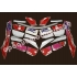 Autocollants - stickers Suzuki GSX-R 750 année 1995 version rouge/blanc