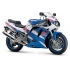 Autocollants - stickers Suzuki GSX-R 750 année 1993 version bleu/blanc