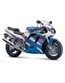 Autocollants - stickers Suzuki GSX-R 750 année 1993 version bleu/blanc