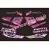 Autocollants - stickers Suzuki GSX-R 750 année 1994 version argent/rose