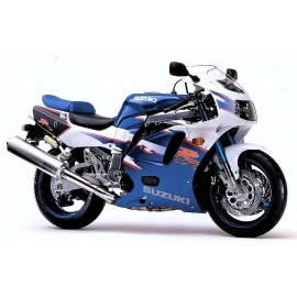 Autocollants - stickers Suzuki GSX-R 750 année 1994 version bleu /blanc